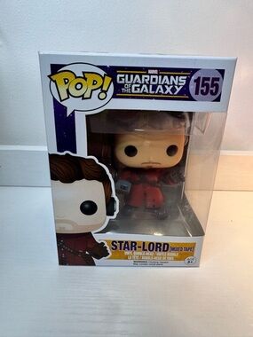 Funko Star-Lord with mixtape Pop! Figure in Red Outfit - #155